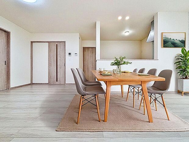 「リビングダイニング」(画像内の家電・家具等はCGです。本物件には付帯されません)