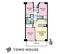 間取図画像 3LDK