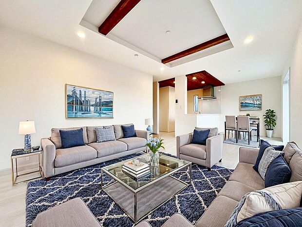 「リビングダイニング」(画像内の家電・家具等はCGです。本物件には付帯されません)