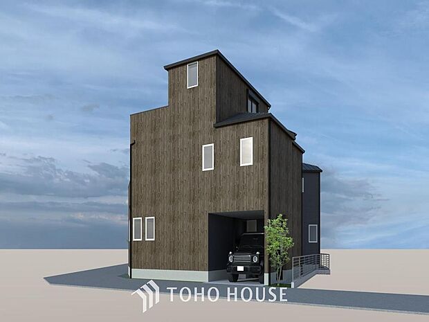 「外観パース」物件の陽当りや通風・仕様設備やお部屋の大きさの比較、近隣・周辺環境や街並みなど、資料には掲載していない情報が現地にはたくさんあります。 是非一度、現地をご確認ください。