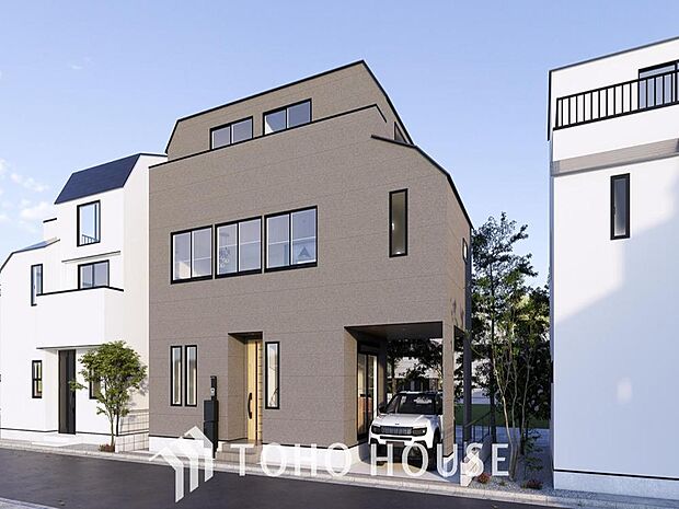 「2階リビング邸宅。(完成予想図)」お部屋ぐらいは自分の価値観で自由にしたい。だからこそ、そのベースはシンプルであるべきだと思う。なぜなら、時の流れで人の好みは変わっていくものだから。