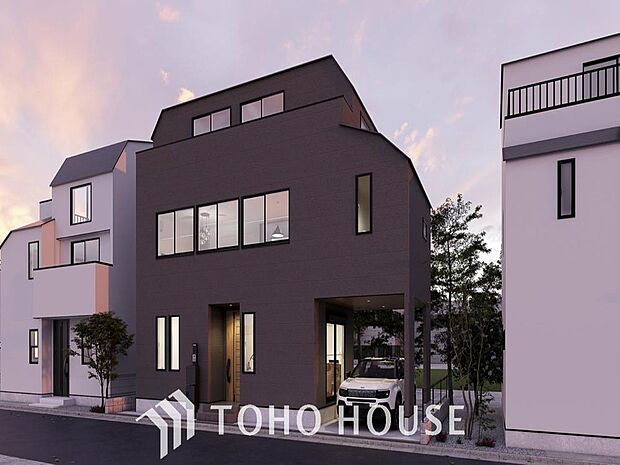 「2階リビング・16.5帖のLDK。(完成予想図)」忙しく過ぎゆく日常を置き去るほど、ゆったりした時間が流れる住環境です。