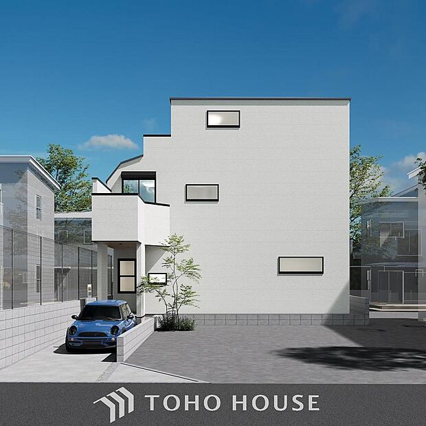 「2026年3月完成予定。(完成予想図」ホワイトベースにナチュラルカラーを足すことで落ち着きと、「我が家」という安心感を感じる印象になりますね。