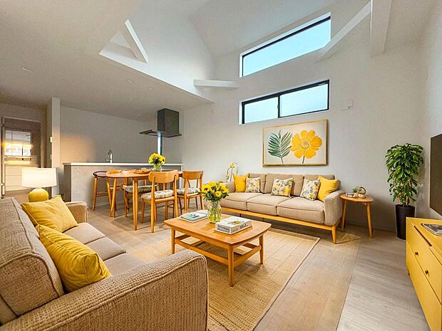 「リビングダイニング」(画像内の家電・家具等はCGです。本物件には付帯されません)