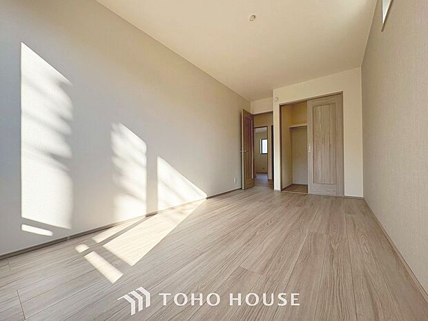 「全居室が洋室。」全室床は掃除のしやすい清潔感のあるフローリング仕上げです。