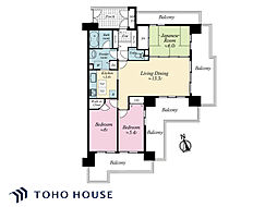 間取図画像 3LDK