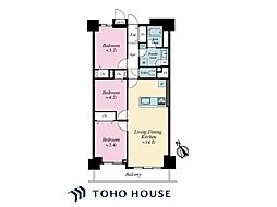 間取図画像 3LDK