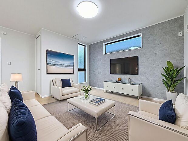 「リビングダイニング」（画像内の家電・家具等はCGです。本物件には付帯されません）