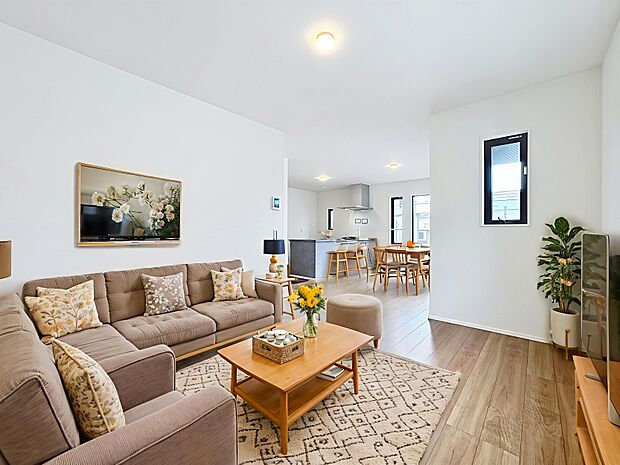 「リビングダイニング」(画像内の家電・家具等はCGです。本物件には付帯されません)