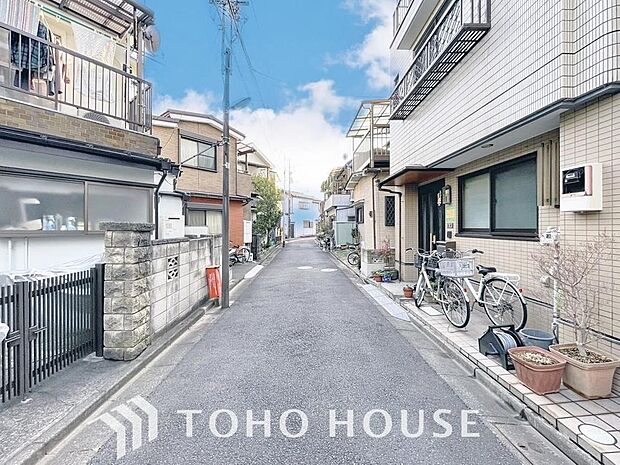 「前面道路」北西側4m公道 北東側4m公道