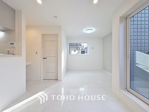 床暖房搭載リビング