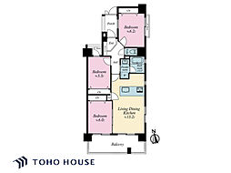 間取図画像 3LDK