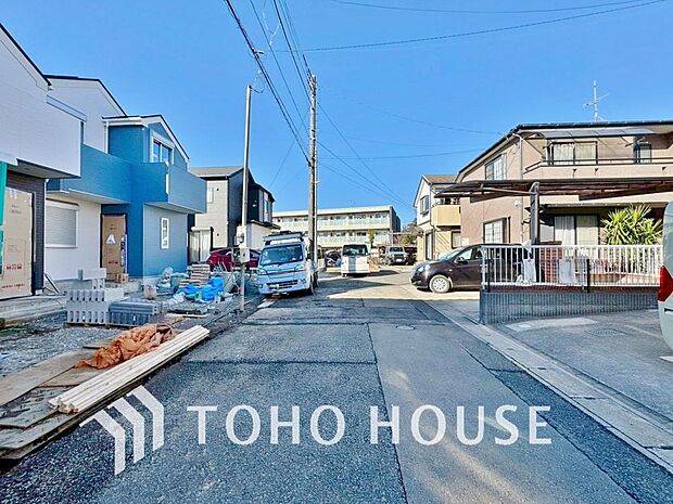 「前面道路含む現地」