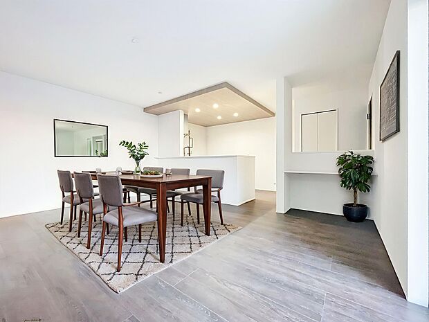 「リビングダイニング」(画像内の家電・家具等はCGです。本物件には付帯されません)