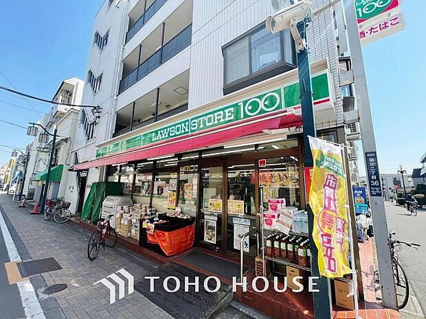 ローソンストア100　葛飾堀切2丁目店まで約422m。