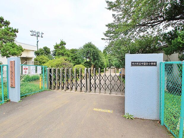 市川市中国分小学校まで約1014m。