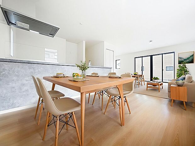 「リビングダイニング」(画像内の家電・家具等はCGです。本物件には付帯されません)