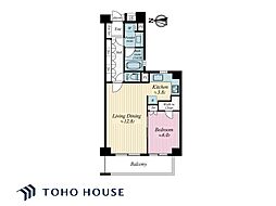 レクセルグランデ綾瀬 1LDKの間取図画像