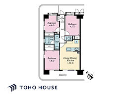 ライオンズプラザ稲毛海岸 3LDKの間取図画像