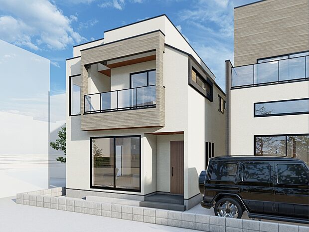 ~20帖LDKとカースペ2台~買い物徒歩圏がそろう家事効率を考えた邸宅