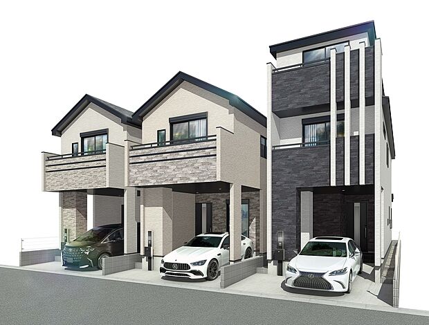 「~3階建て3SLDK~(パース)」16帖えのLDK、豊富な収納、生活を彩る設備など、プラスワンのポイントが詰まった邸宅です。。