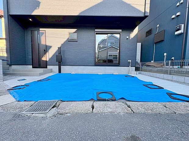 「駐車場」ファミリーカーの需要が多い中、駐車場も広めに確保いたしました。