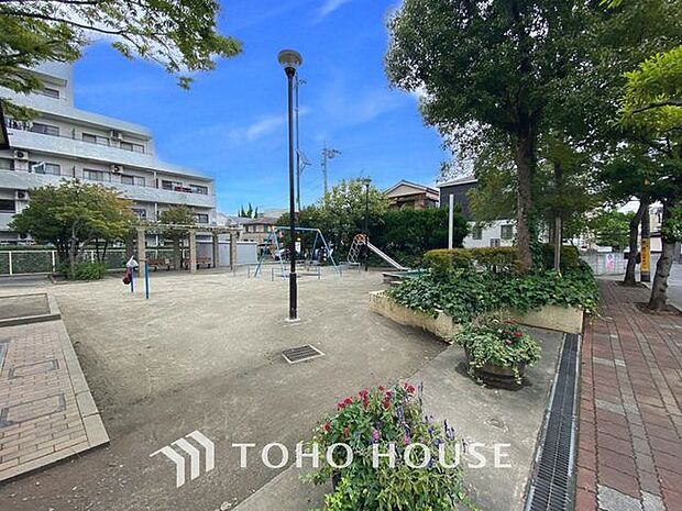 西瑞江5丁目公園　628ｍ