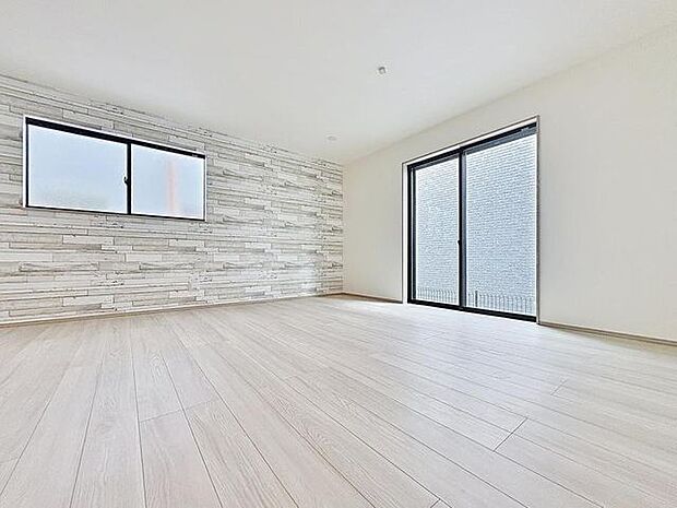 「クロスで造るお洒落な空間。」おしゃれなアクセントクロスで、インテリア性の高い空間へ。デザインや色味をプラスすることで、上品な印象のお部屋に仕上がっております。