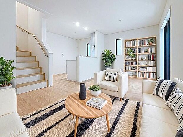 「リビングダイニング」(画像内の家電・家具等はCGです。本物件には付帯されません)