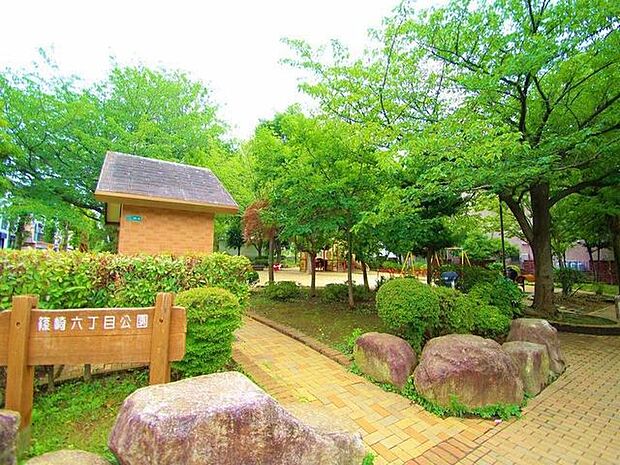 区立篠崎六丁目第2広場 篠崎六丁目第2広場まで約471m。