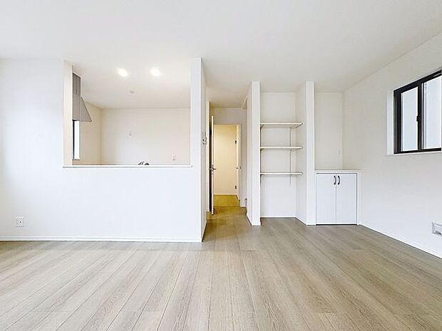 「会話広がる対面式」一体感のあるLDK空間は、ご家族とのコミュニケーションを大切にしながらお料理できることが最大の利点!