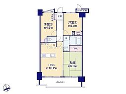 ライオンズガーデン東船橋 3LDKの間取図画像