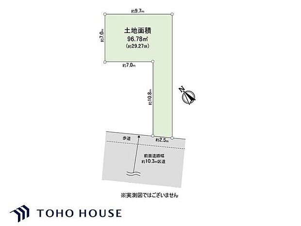土地面積：96.78平米