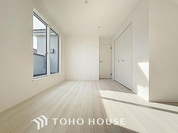 「すべてのお部屋が洋室です。」全室床は掃除のしやすい清潔感のあるフローリング仕上げです。