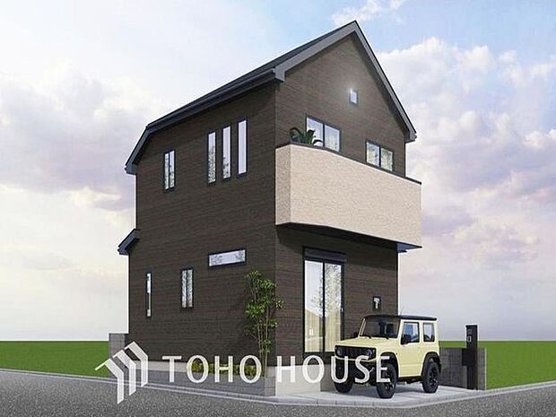 「完成予想図」ただ「　住む　」だけじゃない。　気持ち良く住んで欲しい気持ちをこめて・・・。　お家の事、街の事、お金の事、　何でも相談して下さい。