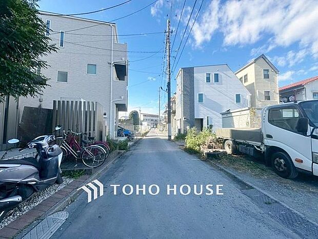 「前面道路含む現地」