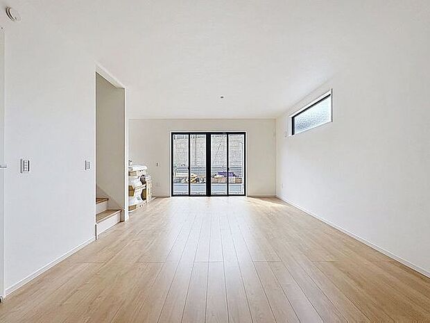 リビング階段を採用