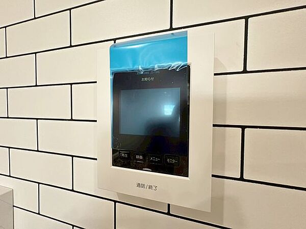 「TVモニター付きインターホン」