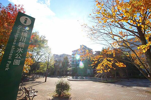 大横川親水公園 1120m