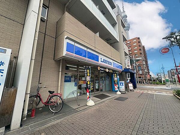ローソン吾妻橋三丁目店 110m