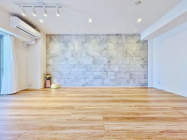 「エアコン付きのリビング」エアコン付きなので、入居初日から快適に生活していただけます。