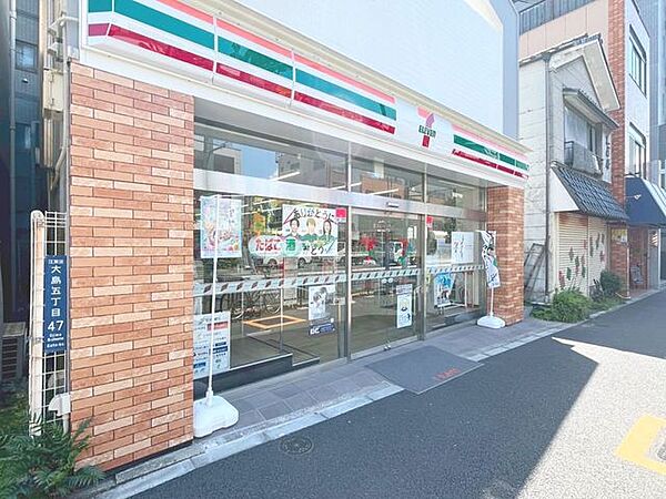 徒歩3分。セブンイレブン大島中の橋南店 180m