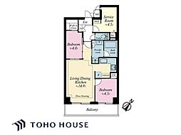 月島ホームズ 2SLDKの間取図画像