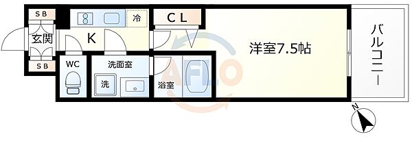 画像2:Gran Bridge Dempo　間取り