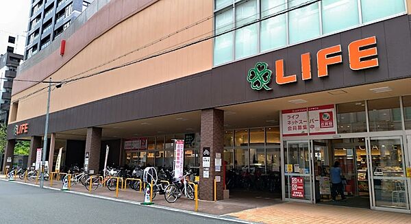 画像26:【スーパー】ライフ堺筋本町店まで578ｍ