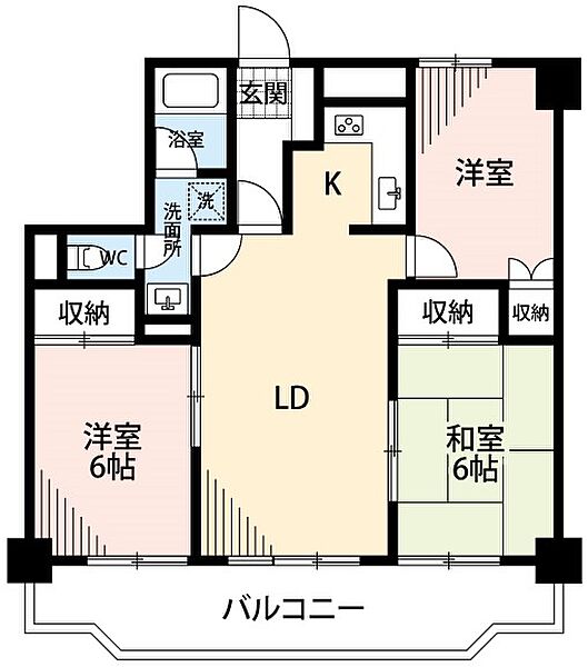 同じ建物の物件間取り写真 - ID:223031593672