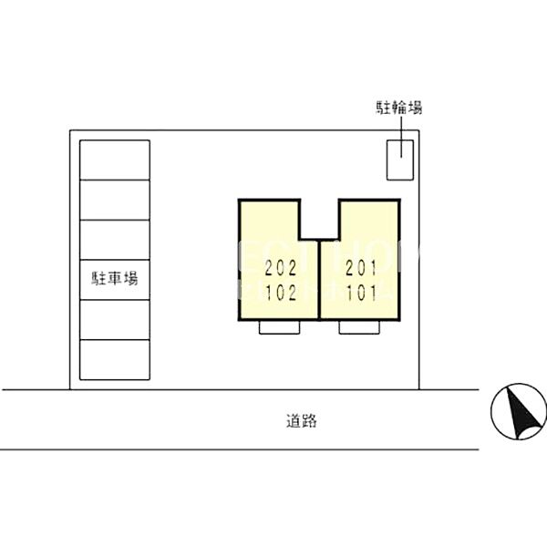 CAPE　HILLS II 102｜愛知県岡崎市西大友町字諏訪(賃貸アパート2LDK・1階・53.70㎡)の写真 その14