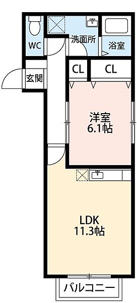 同じ建物の物件間取り写真 - ID:223032474461