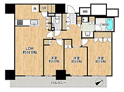 間取図画像 3LDK