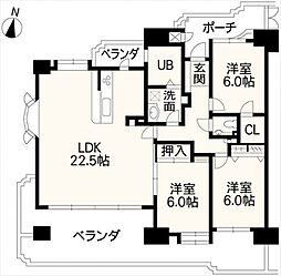 間取図画像 3LDK